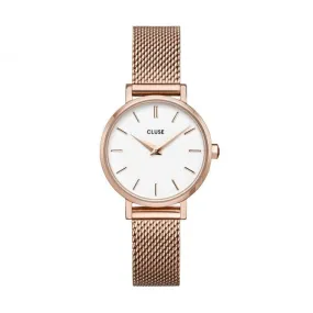 Unisex La Behème Rose Gold Circle Quartz Fashion Watch CW0101211003