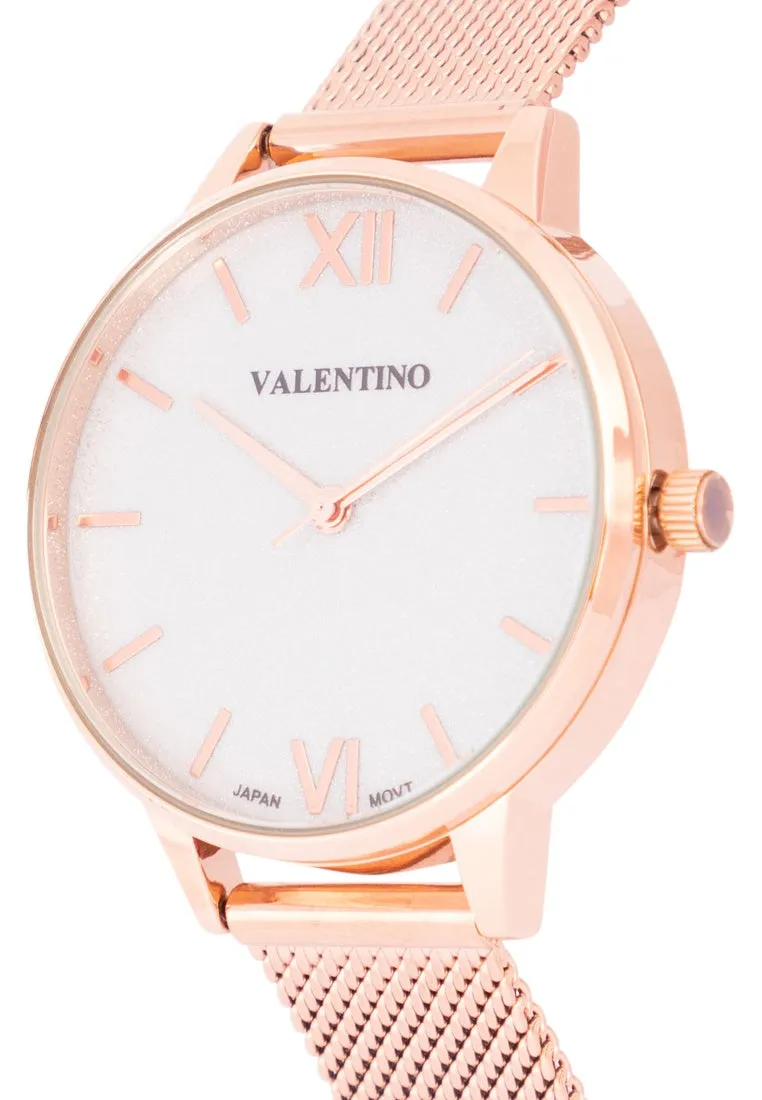 Valentino 20122340-ROSE Stainless Steel Strap  Analog Watch for Women