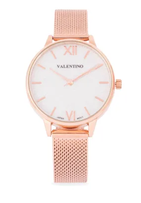 Valentino 20122340-ROSE Stainless Steel Strap  Analog Watch for Women