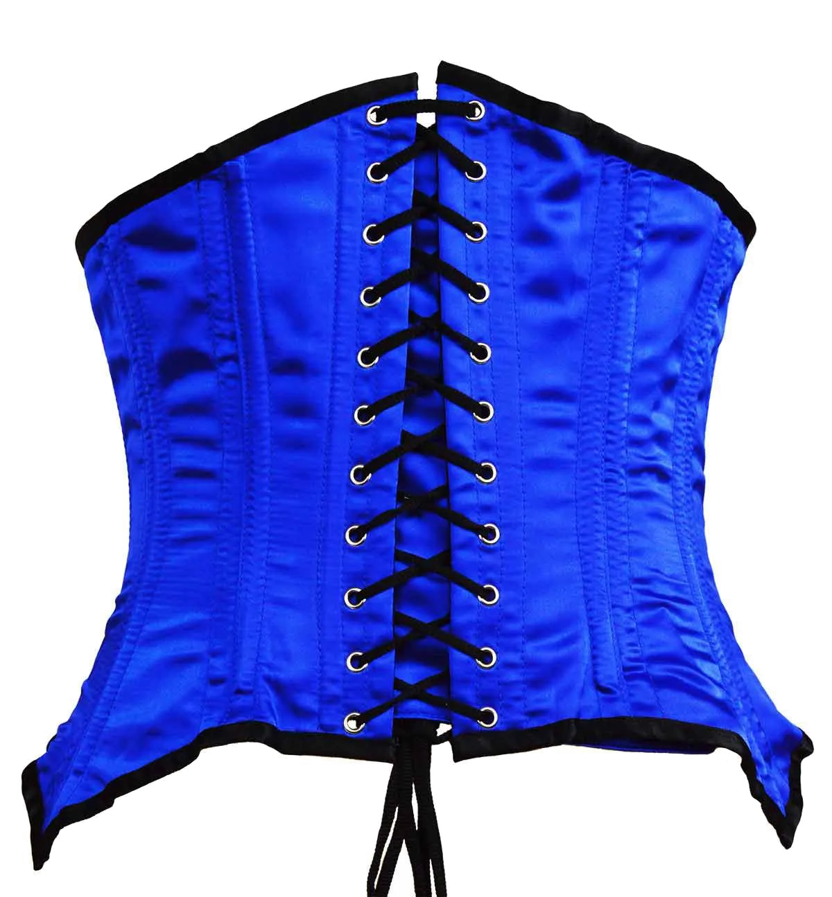 VC1451BL Ladies Blue Satin Corset