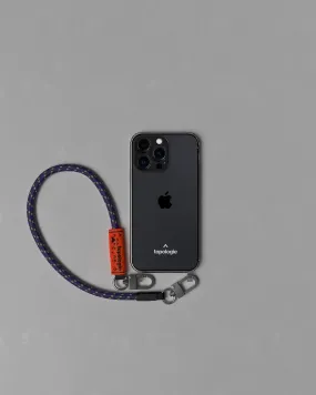 Verdon Phone Case / Clear /  8.0mm Wrist Strap Black Purple