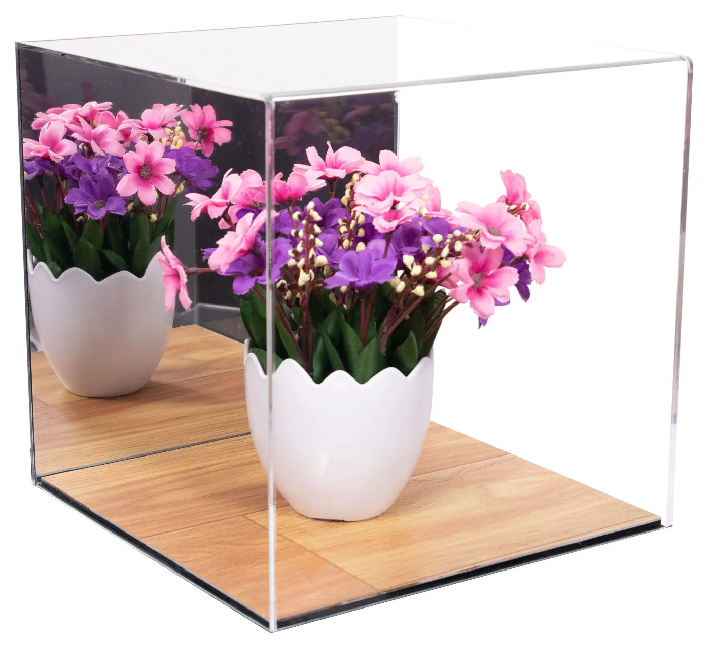 Versatile Display Case 9.75 X 9.75 X 9.75 Mirror (V02/A027)