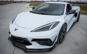 Verus Engineering C8 Corvette Carbon Polyweave Splitter