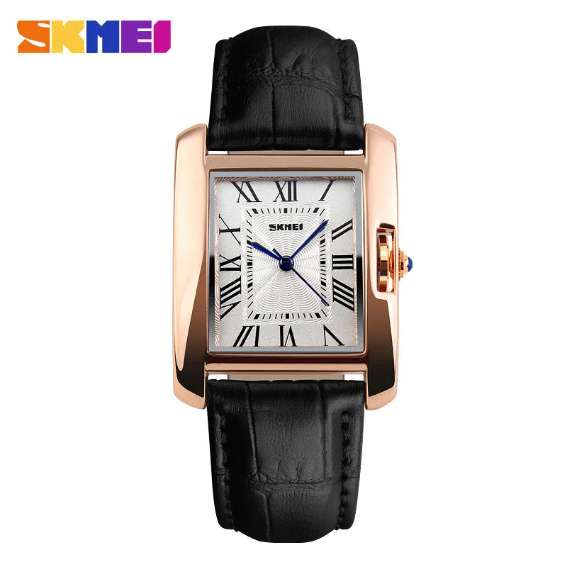 Watch Women Elegant Retro Watches Fashion Casual Brand Luxury Quartz Clock Female Leather Women's Wristwatches