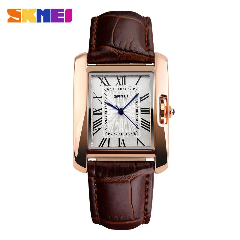 Watch Women Elegant Retro Watches Fashion Casual Brand Luxury Quartz Clock Female Leather Women's Wristwatches