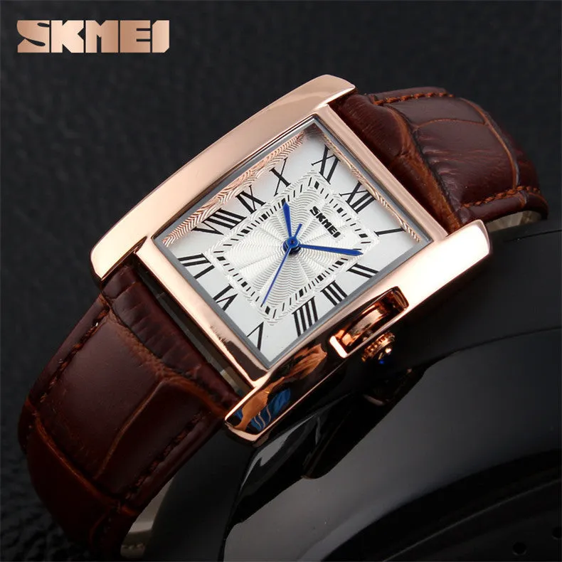 Watch Women Elegant Retro Watches Fashion Casual Brand Luxury Quartz Clock Female Leather Women's Wristwatches