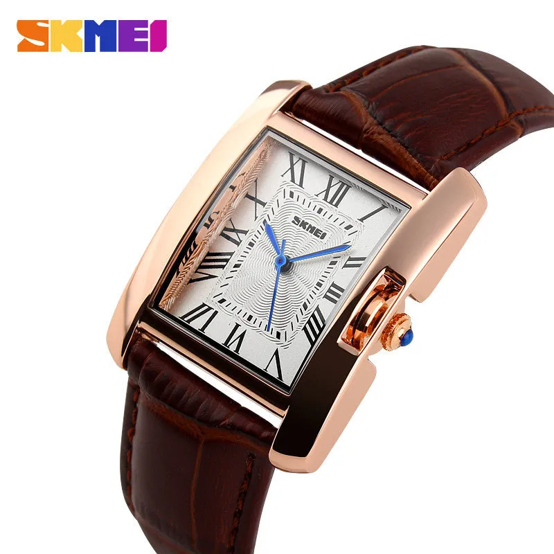 Watch Women Elegant Retro Watches Fashion Casual Brand Luxury Quartz Clock Female Leather Women's Wristwatches