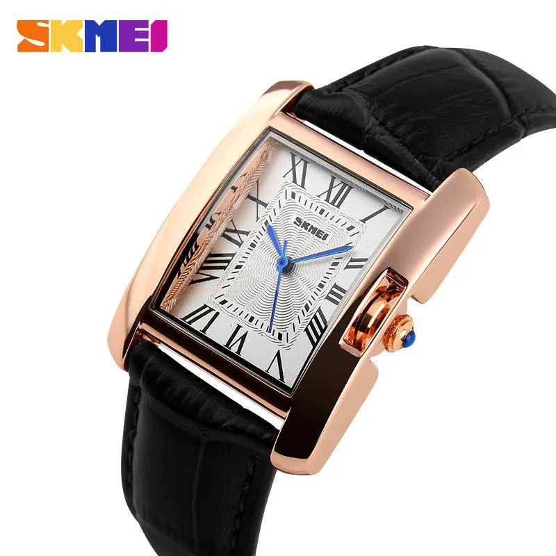 Watch Women Elegant Retro Watches Fashion Casual Brand Luxury Quartz Clock Female Leather Women's Wristwatches