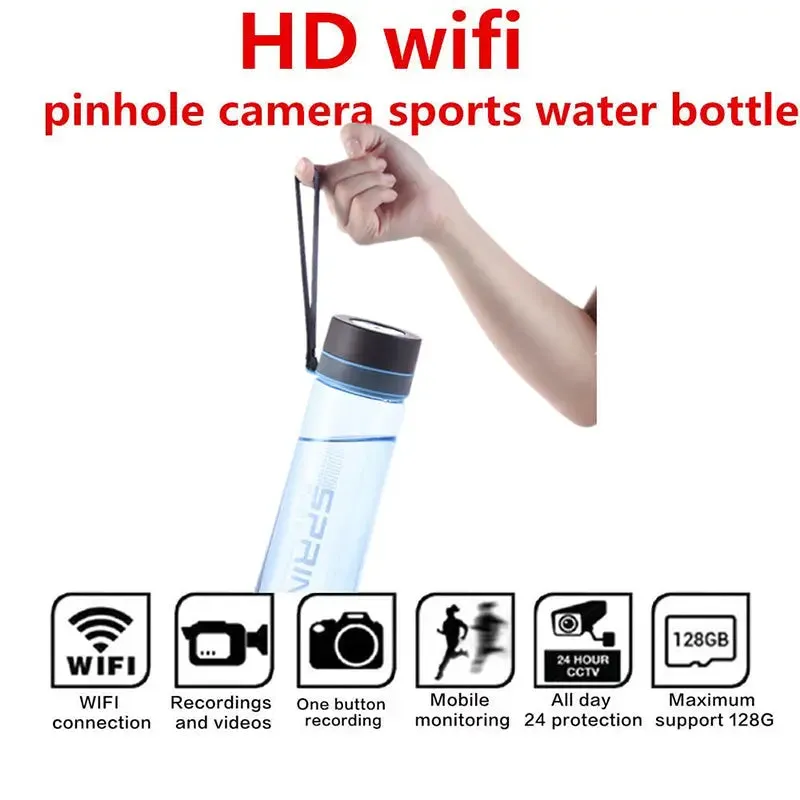 Water Cup Camera 1080P HD Camera with Wifi Water Bottle Camera-Water Cup Camera