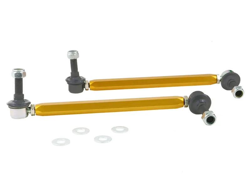 Whiteline Sway Bar End Link Kit Genesis G70 IK (2017-2023) [290-315mm/ 12mm Ball Stud] Front - KLC180-295