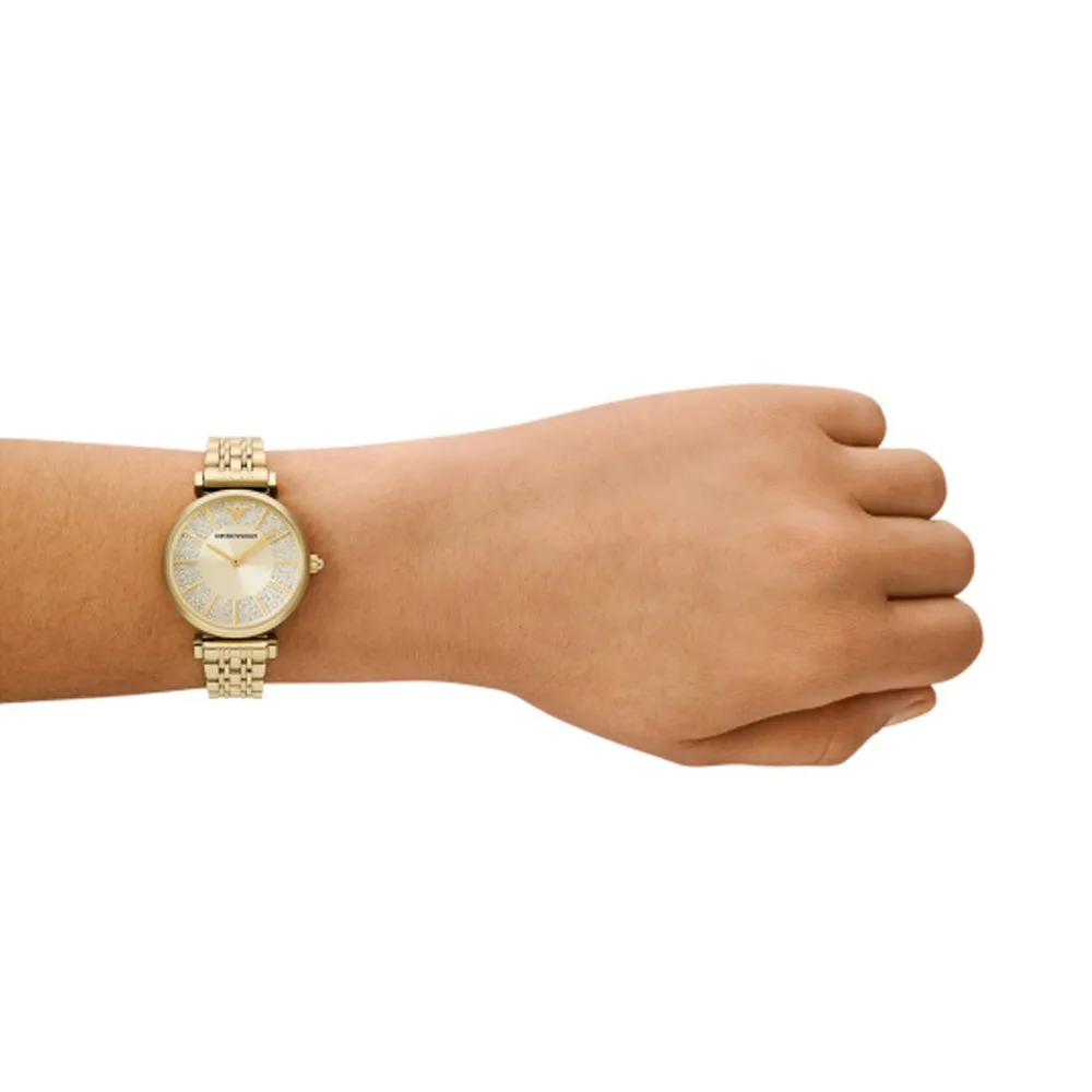 Women Gianni T-Bar Cream 32mm Watch