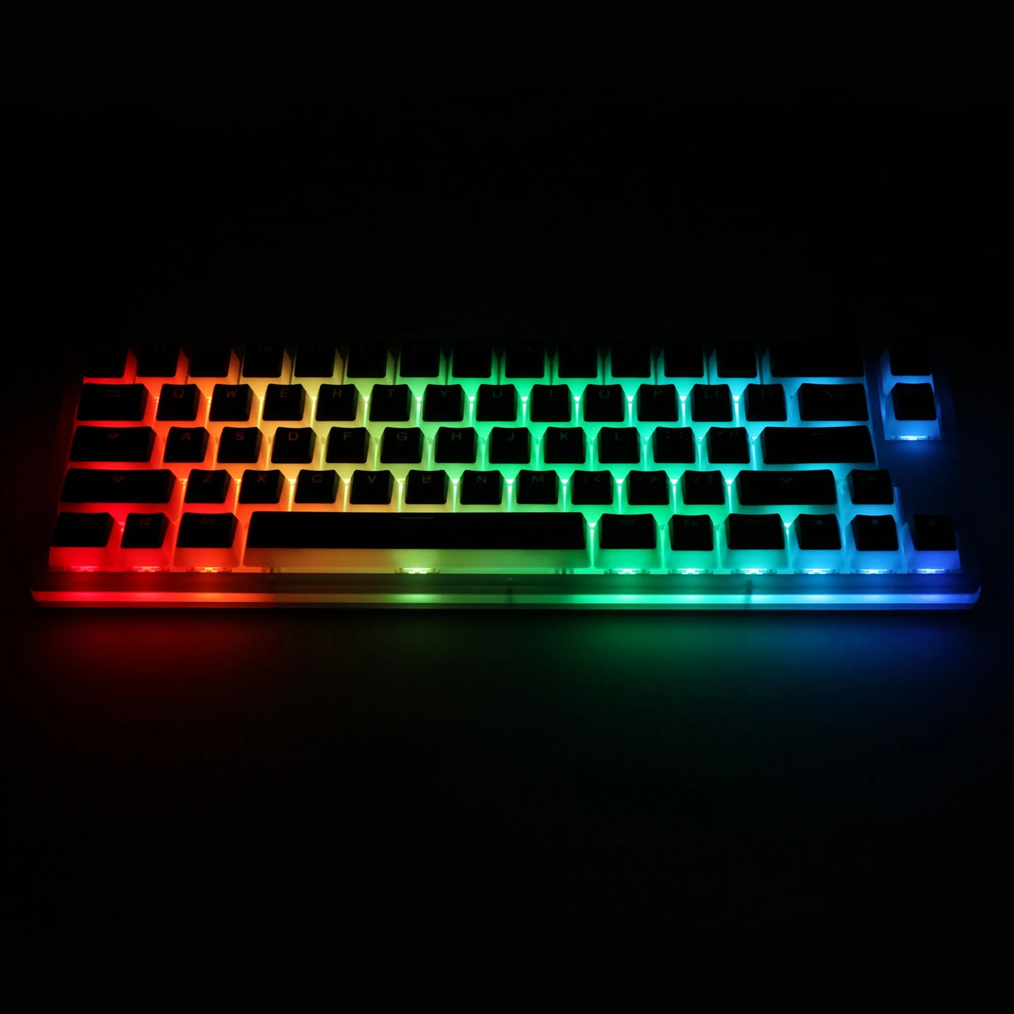 Womier V66 Oreo hot swappable Custom Mechanical Keyboard rgb smd led type c usb acrylic case Pudding keycap