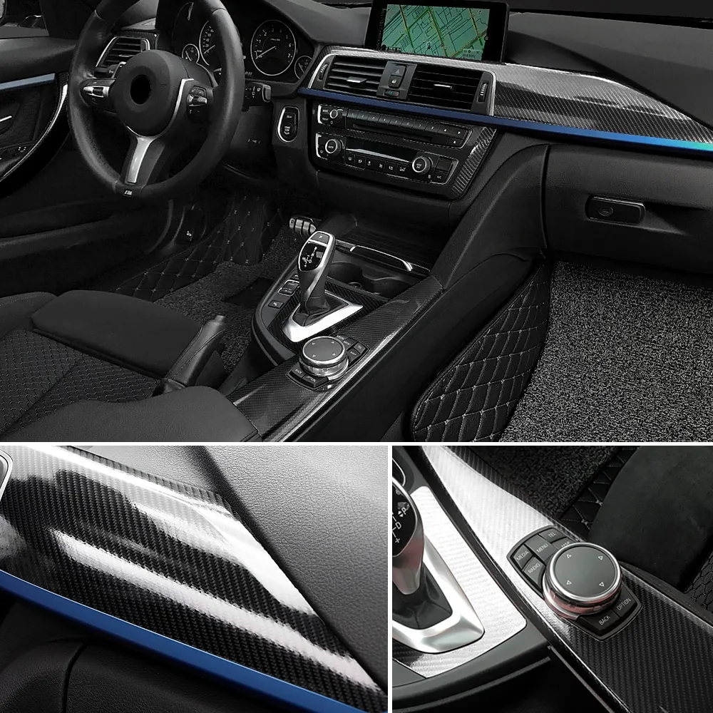 Wood Grain Interior Car Stickers