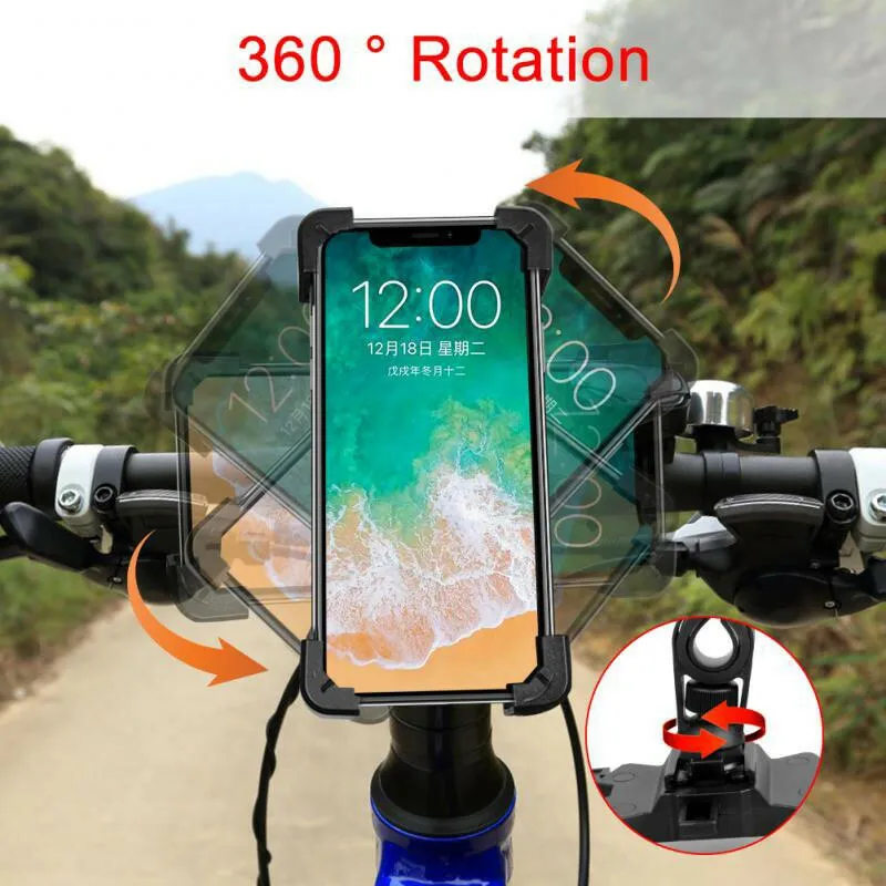 X-TIGER Bike Phone Mount Universal Bicycle Motorcycle Handlebar Phone Mount Holder for iPhone and More 4.7-6.8 Inch Cell Phone