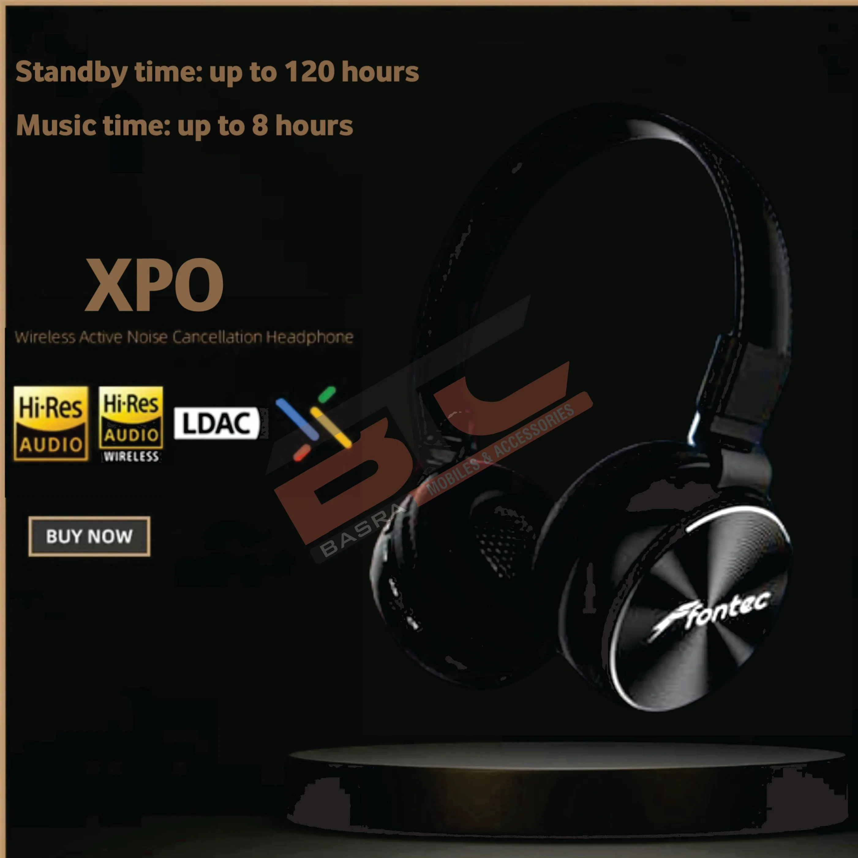 XPo Wireless Bluetooth Headphones Latest 5.0 EDR with Mic