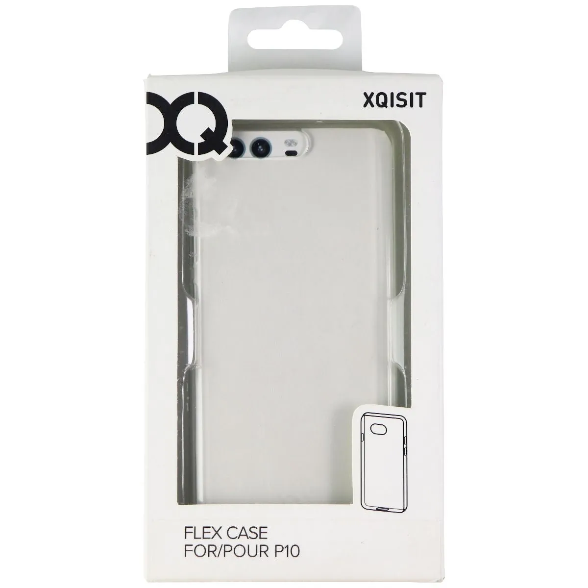 Xqisit Flex Series Gel Case for Huawei P10 Smartphone - Clear