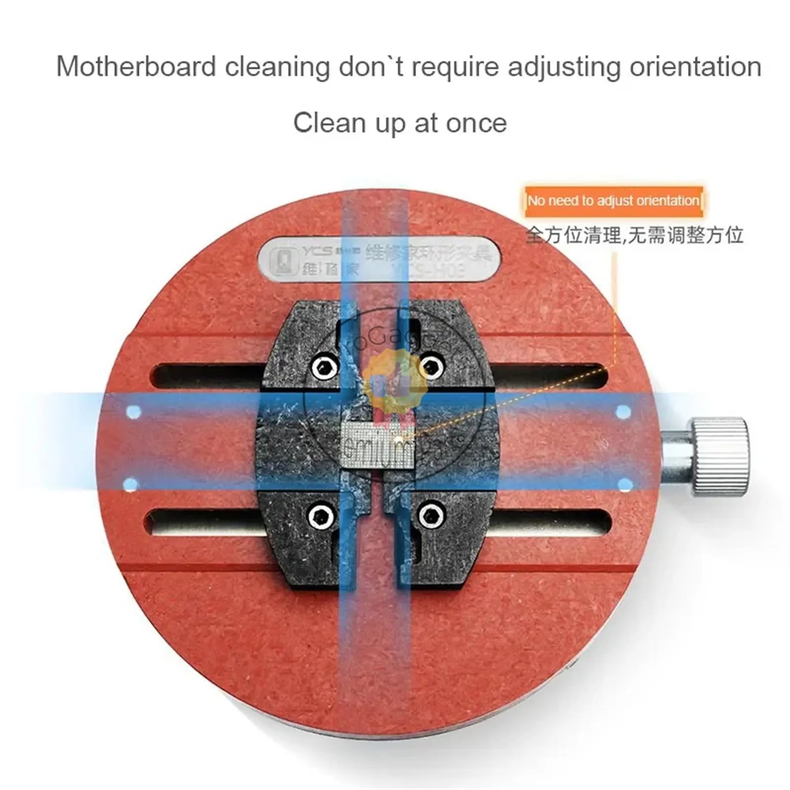 YCS-H03 Mini Fixture Mobile Phone Motherboard Chip BGA Clamp Multi-function Glue Removal BGA Soldering Adjustable PCB Clamp