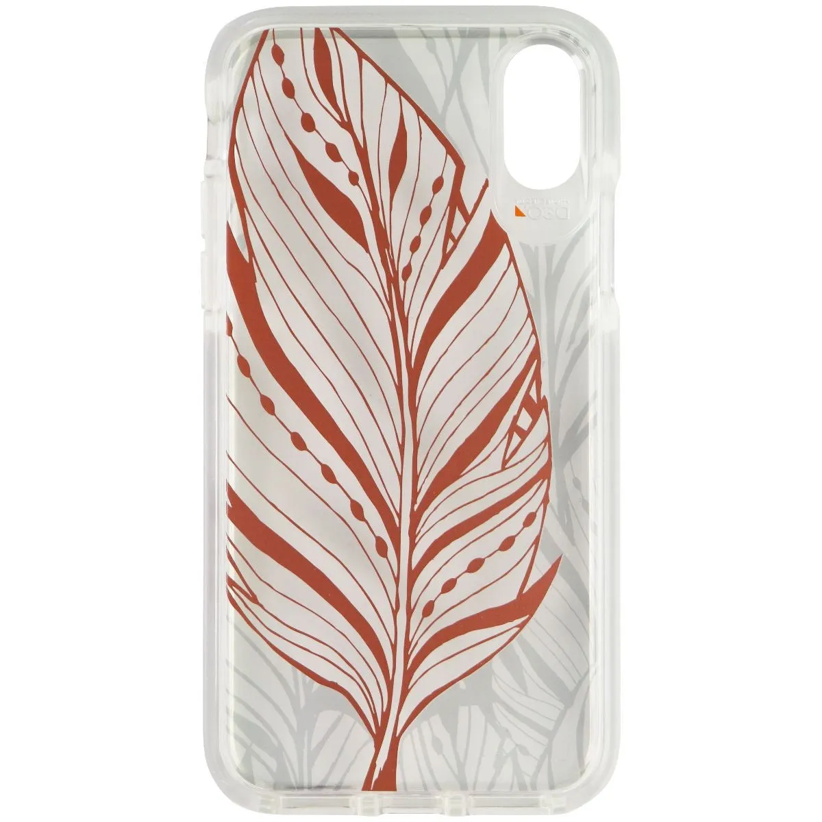 ZAGG Victoria Series Hardshell Case for Apple iPhone Xs & X - Clear/Tribal Leaf