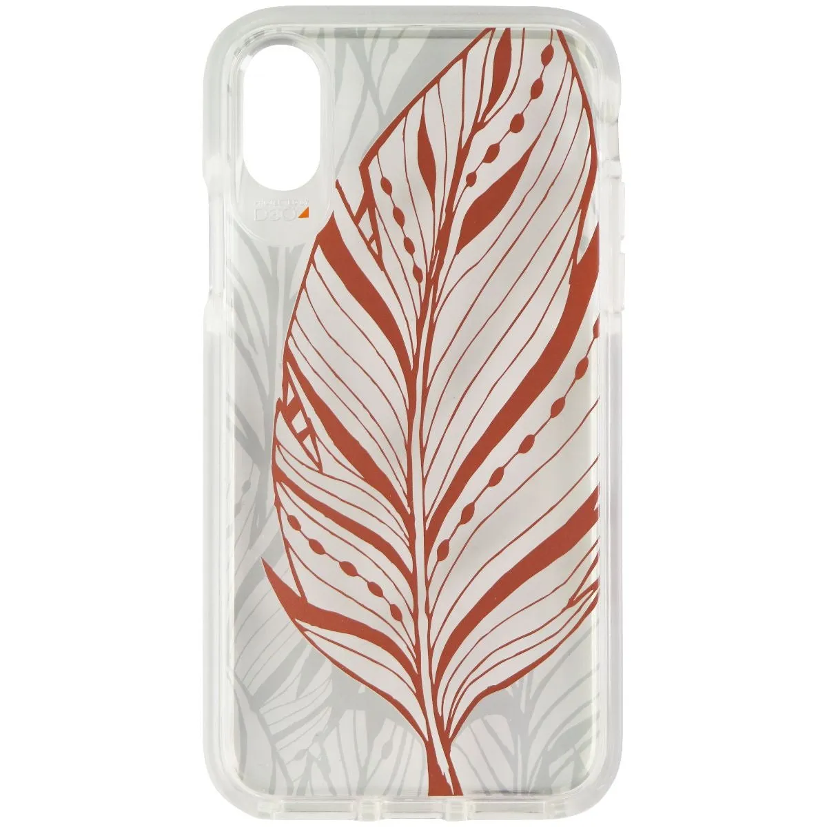 ZAGG Victoria Series Hardshell Case for Apple iPhone Xs & X - Clear/Tribal Leaf